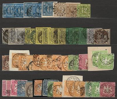 gestempelt - Partie Baden, - Stamps