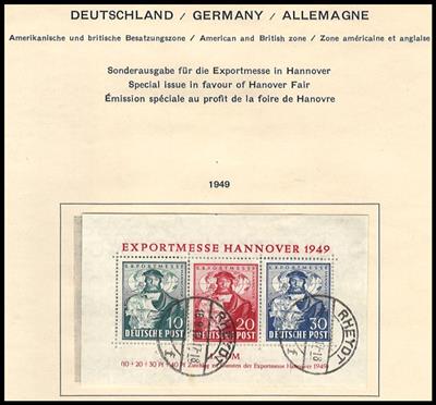 gestempelt/*/** - Sammlung BRD ab 1949mit Franz. Zone, - Briefmarken