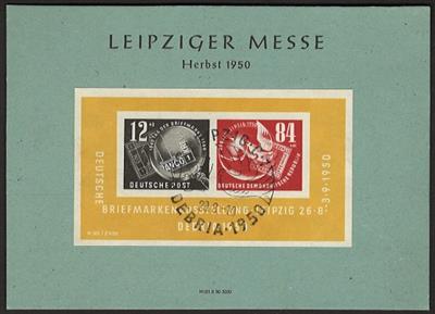 gestempelt - Sammlung DDR 1949/1990 u.a. mit MARX - Blöcken, - Briefmarken