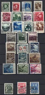 gestempelt - Sammlung Liechtenstein ab 1912, - Stamps