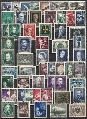 gestempelt - Sammlung Österr. 1945/2000, - Stamps