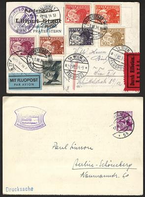 Poststück/Briefstück - Partie Poststücke Österr. I. Rep., - Stamps