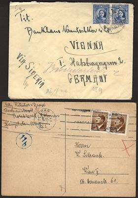 Poststück - Partie Poststücke D.Reich - Briefmarken