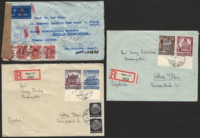 Poststück - Partie Poststücke Europa u. Übersee u.a. mit D.Reich, - Briefmarken