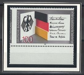 ** - BRD Nr. 1421 (40 Jahre Bundesrepublik) STARK VERZÄHNT, - Stamps and Postcards