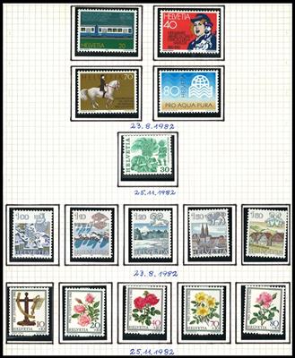 ** - Partie FRANKATURWARE Schweiz - Sammlung ca. 1967/1996, - Stamps and Postcards