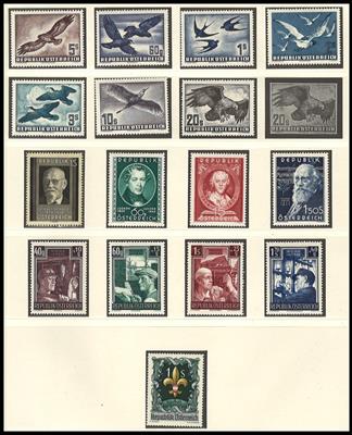 **/* - Sammlung Österreich Ausgabe 1945/1981 - meist **, - Stamps and Postcards
