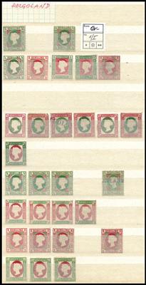 gestempelt/(*)/* - Partie altd. Staaten, - Briefmarken und Ansichtskarten