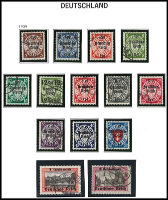 gestempelt/*/** - Partie div. Deutschland u.a. mit D.Reich, - Stamps and Postcards