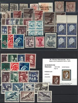 **/*/gestempelt - Partie Österr. ab Monarchie, - Stamps and Postcards