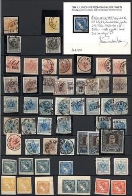 gestempelt/*/(*) - Sammlung Österr. Monarchie ab 1850, - Stamps and Postcards