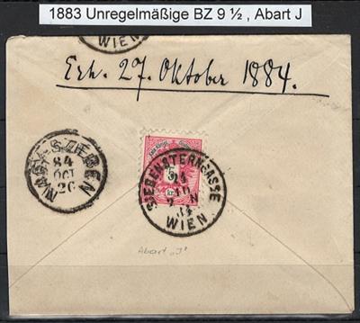 Poststück - Österr. Nr. 46 - unregelmäßige - Známky a pohlednice