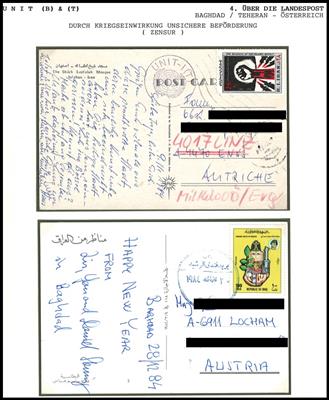 Poststück - Österr. UNO Einsatz im Iran und Irak, - Stamps and Postcards