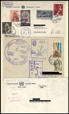 Poststück - Österr. UNO Einsatz im Nahen Osten, - Známky a pohlednice