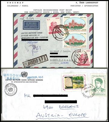 Poststück - Österr. UNO Einsatz in Afghanistan, - Francobolli e Cartoline