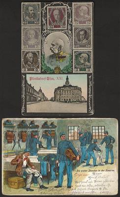 Poststück - Partie AK meist Wien, - Francobolli e Cartoline
