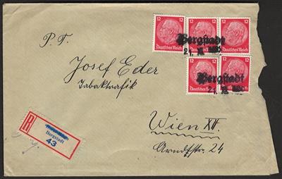 Poststück - Reich. Partie Flugpostbrfe. Europa u. Übersee, - Briefmarken und Ansichtskarten