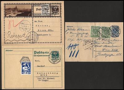 Poststück/*/gestempelt - Österr. Postkarten-Sammlung 1919/1938, - Stamps and Postcards