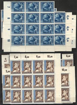 ** - D.Reich Nr. 823/25 ("Europ. Postkongreß in - Briefmarken und Ansichtskarten