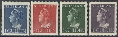 ** - Niederlande Nr. 453/56 (Königin Wilelmina), - Stamps and postcards