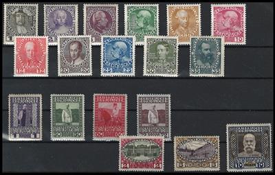 * - Österr. 1908 kompl., - Stamps and postcards