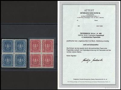 ** - Österr. I. Rep. - Kl. Partie - Stamps and postcards