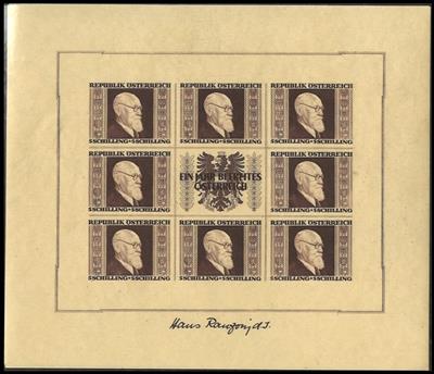 ** - Sammlung Österr. 1945/1989, - Stamps and postcards