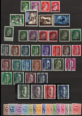 ** - Sammlung Österr. ca. 1945/1972, - Stamps and postcards