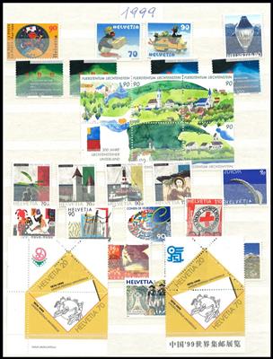 ** - Sammlung Schweiz 1970/1999 (FRANKATURWARE) in - Briefmarken und Ansichtskarten