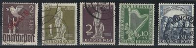 gestempelt - Sammlung Berlin 1949/1974u.a. mit Nr. 34 gepr. Schlegel, - Stamps and postcards