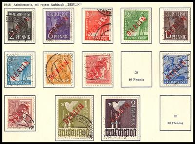 gestempelt - Sammlung Berlin ab 1948, - Známky a pohlednice