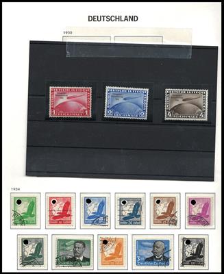 gestempelt/*/**/(*) - Sammlung D.Reich ab 1872, - Briefmarken und Ansichtskarten