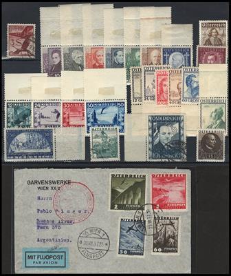 gestempelt/*/** - Sammlung Österr. ca.1850/1963, - Briefmarken und Ansichtskarten