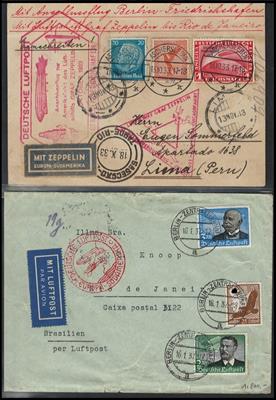 Poststück/Briefstück - Partie Poststücke D.Reich ca. 1933/1936, - Známky a pohlednice