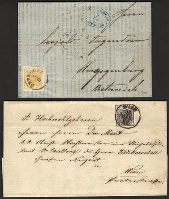 Poststück/Briefstück - Partie Poststücke Österr. Monarchie Ausg. 1850/67 incl. Lombardei, - Známky a pohlednice