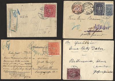Poststück - Österr. 1922 Frauenkopf Sammlung Bedarfsbelege, - Briefmarken und Ansichtskarten