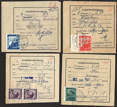 Poststück - Österr. 1947 - 15 frankierte - Známky a pohlednice