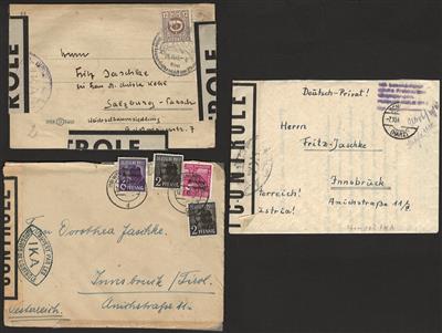 Poststück - Österr. Kartenbrief aus ÖTZ nach Salzburg, - Známky a pohlednice