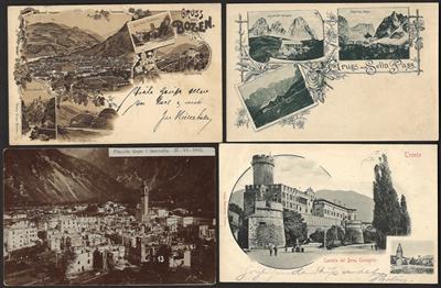 Poststück - Partie AK Südtirol u.a. mit - Známky a pohlednice