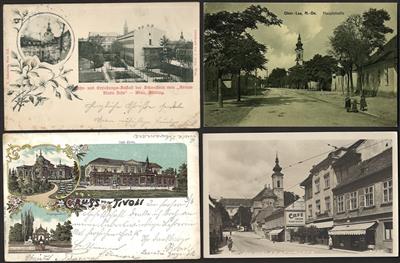 Poststück - Partie AK Wien mit Oberlaa - Francobolli e cartoline