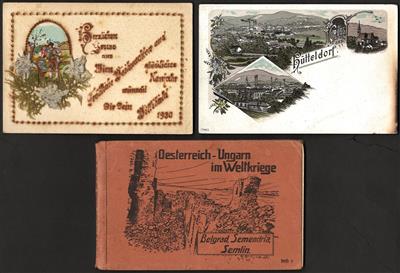 Poststück - Partie Ansichts- und Motivkarten - Briefmarken und Ansichtskarten