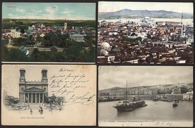 Poststück - Partie Ansichtskarten vorwiegend Österr. in Monarchiegrenzen, - Briefmarken und Ansichtskarten