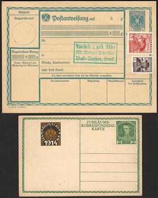Poststück - Reichh. Partie Österr. Ganzsachen ab Monarchie, - Stamps and postcards