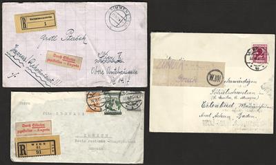 Poststück - Sammlung Österr. Freimarken 1925, - Briefmarken und Ansichtskarten