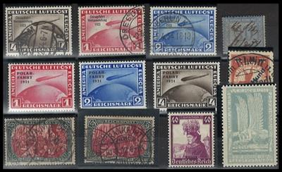 **/*/gestempelt/(*) - Sammlung D.Reich 1872/1945 u.a. mit Nr. 66 gestempelt (2), - Briefmarken und Ansichtskarten