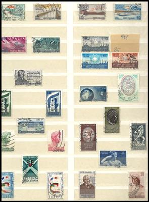 .gestempelt - Kl. Sammlung  Italien ab Ausg. 1945, - Stamps
