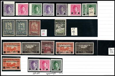 .gestempelt/*/**/Poststück - Sammlung Jugosl. ca. 1918/1946, - Stamps