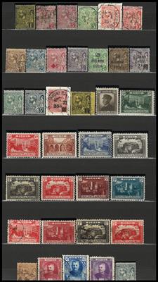 .gestempelt/*/** - Sammlung Monaco ab 1891, - Briefmarken und Ansichtskarten