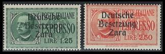 ** - D. Bes. Zara Nr. 21/22, - Stamps