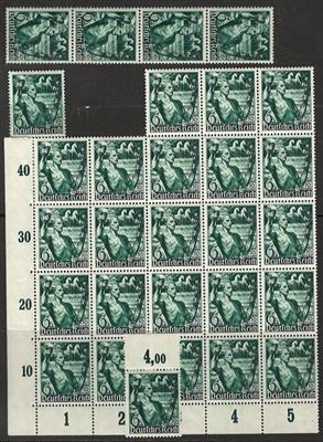 ** - D.Reich Nr. 660/61 (5. Jahrestag d. Machtergreifung) - 30 Sätze in Bgntl., - Stamps